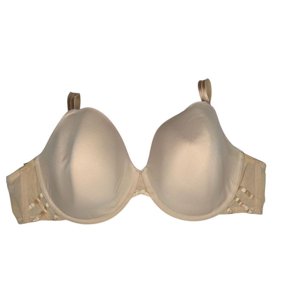 Wacoal tan lace full coverage bra 38F 38DDD